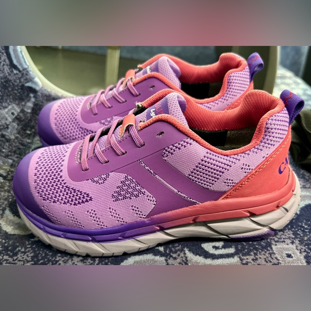 Women’s 7.5 M Carolina Azalea Slip Resistant Composite Toe Work Sneakers Shoes